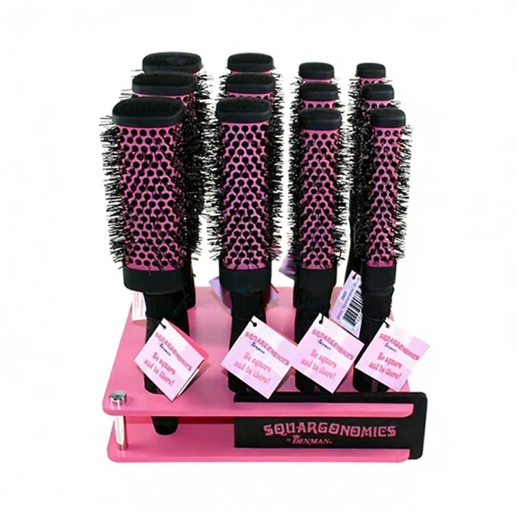 Custom Made Acrylic Hair Brush Display
