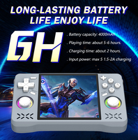Console de jeu portable Linux XF40H 4 pouces 720x720 IPS RK3326 WiFi avec joysticks Hall 64 Go 128 Go pour jeux rétro
