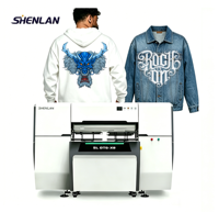 Imprimante jet d'encre automatique double station pour encre pigmentée I3200, haute précision CMYK, certifiée CE, pour vêtements