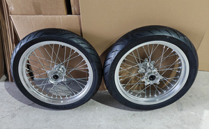 Kit de roues Supermoto 17'' en aluminium CNC pour Sur-Ron Ultra Bee, pneus de route slick, haute performance, <span class=keywords><strong>conversion</strong></span> complète pour vélo électrique - Product Image 5