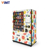 Distributeur automatique de boissons et de collations réfrigérées à écran tactile de 21,5 pouces avec 60 emplacements