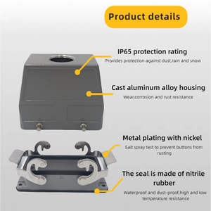 Heavy Duty 16B Kim Loại Nhà ở H16B-SFH-1L-CV-M32-2M25-2M32-PG21-2PG21-PG29-2PG29 10A Đánh giá hiện tại kết nối nhà ở - Product Image 4