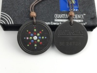 Nano technologie mode tournesol lave volcanique Protection contre les radiations Bio Science collier quantique scalaire équilibre énergétique pendentif