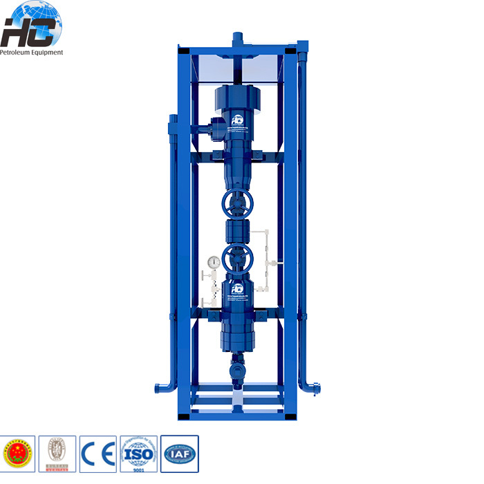 API 6A filtre desander/test de puits desander/sable jet système de produits de la Chine