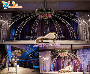 Arco de Metal Moderno y Ligero DSTEXPORTS para Bodas, Diseño Personalizado, Venta al por Mayor, Estilo Monet - Product Image 5