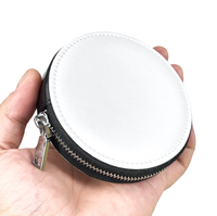 Dompet Koin Promosi Kulit PU Sublimasi Cetak Kustom yang Tahan Lama dengan Sampel Gratis Tersedia