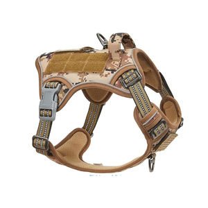 カスタマイズ可能なハイエンドプレミアムサービスヘビーデューティ引き無し<span class=keywords><strong>K9</strong></span>犬調整可能ベストハーネスパッド付き犬用大型犬用ハーネス - Product Image 1
