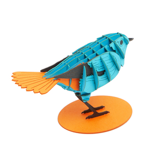 CUPUZ <span class=keywords><strong>Kit</strong></span> de modélisme 3D en papier, modèle d'oiseau Plumeux ecreux (Plumbeus Water-Redstart) pour les cadeaux de fête d'anniversaire des enfants, les récompenses scolaires, les cadeaux et la piñata - Product Image 6
