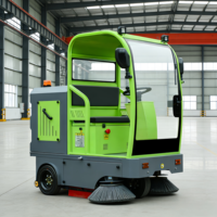 Machine de nettoyage des sols, balayeuses industrielles compactes pour l'élimination de la poussière des surfaces routières