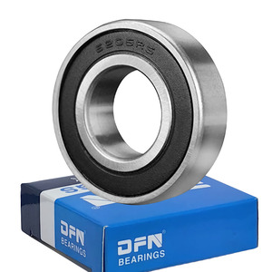 Rodamientos de Bolas DFN 6209 45x85x19 6208 <span class=keywords><strong>40x80x18</strong></span> 6207 35x72x17 6206 30x62x16 6205 20x52x15 6204 20x47x14 Grado P0 con Sellado - Product Image 1