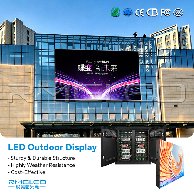 IP65 Dustproof10000 Nits Outdoor Led Display 1024mm 768mm Ph4 Outdoor Smd Led Display 12 mm Outdoor Smd Led-display Reclamebord