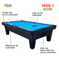 Table de billard professionnelle Maxima 8 en bois massif avec plateau en ardoise, prix usine, pour tournois et usage commercial