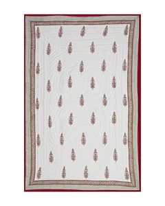 India Ethnic Beautiful Hand Block Printed Throw Beautiful Vintage Cotton <b>Blanket</b> Hand <b>Stitched</b> Kantha Quilt Bohemian Bedding - Product Image 3