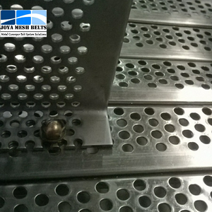 Havaalanı bagaj kullanımı için uçuş ile paslanmaz çelik ağır Metal konveyör plakası bağlantı taşıyıcı bantlar - Product Image 3