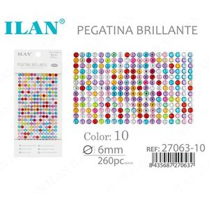 Ilan Adesivo Brillante 6mm Colore 10 260pz - Product Image 3