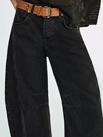 Femmes taille haute jean moulant pantalon coton Denim décontracté Vintage impression Style marque bouton décoration clair foncé lavé hiver