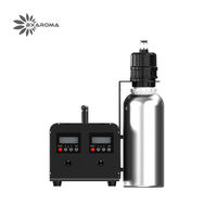 Diffuseur de parfum professionnel commercial grande surface pour CVC, central, en métal noir, alimentation électrique, sans eau