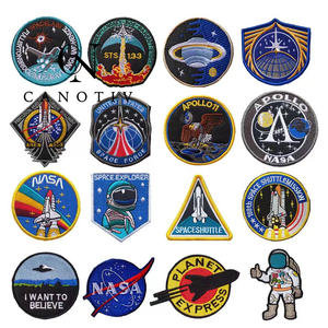 Space Force Space Explore Parches <span class=keywords><strong>de</strong></span> viaje <span class=keywords><strong>Collage</strong></span> USA Apollo Mission Parches tácticos Insignias para mochila Ropa - Product Image 2