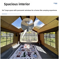 Tente de camping gonflable très vendue, portable, facile à monter, résistante au vent, pare-soleil, pour voyages en plein air, randonnée, pour 3 à 6 personnes, toutes saisons