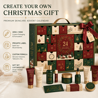 Coffret Cadeau de Noël Premium 2026 – Coffret Cadeau de Soins de la Peau Personnalisé OEM pour Femme – 24 Boîtes Mystères de Soins de la Peau – Cadeau de Noël