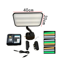 Lampe à dentelle sans fil 18V avec 2 batteries, lampe à dentelle sans fil avec 9 LED, outils de réparation automobile réglables, lampe à dentelle PDR king