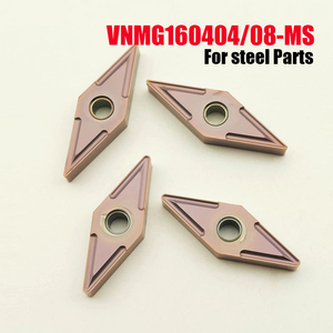 Plaquettes de tournage en alliage dur de marque Alternative pour métaux VNMG160404 VNMG160408-MS LF6018 pour <span class=keywords><strong>tour</strong></span> CNC - Product Image 1