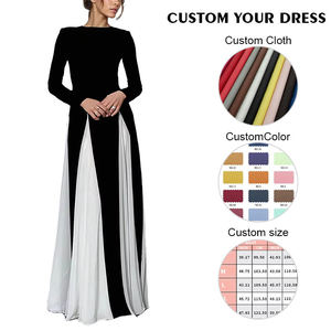 Maxi abiti personalizzati da <span class=keywords><strong>donna</strong></span> eleganti da <span class=keywords><strong>donna</strong></span> vestiti aderenti da <span class=keywords><strong>donna</strong></span> - Product Image 3