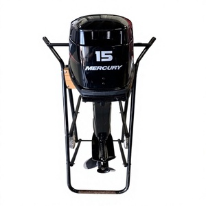 Moteur hors-bord 2 temps 15 CV Super 2015 à arbre court, prêt à être expédié, vente chaude, OEM - Product Image 1