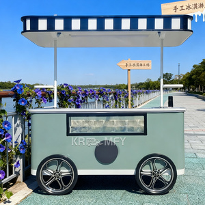 OEM Electric Tricycle 3-wheel Vending Machine Snack Truck Mobile Breakfast Refrigerated Bike - Product Image 4