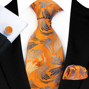 Mode Paisley Designs Hommes <span class=keywords><strong>Cravate</strong></span> et Poche Carré Ensemble Boutons De Manchette 3pcs <span class=keywords><strong>Cravate</strong></span> Ensemble pour Hommes De Mariage <span class=keywords><strong>Cravate</strong></span> Hanky Accessoires Cravats - Product Image 1