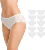 Lot en vrac de sous-vêtements jetables pour hôtels et compagnies aériennes, culottes d'hôtes douces en non-tissé pour un voyage hygiénique, essentiels pour hommes et femmes