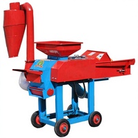 Broyeur à moteur diesel, capacité 3 tonnes/heure, 6 lames, multifonctionnel pour le traitement des aliments du bétail, maïs, sorgho, herbe, foin, paille, céréales brutes
