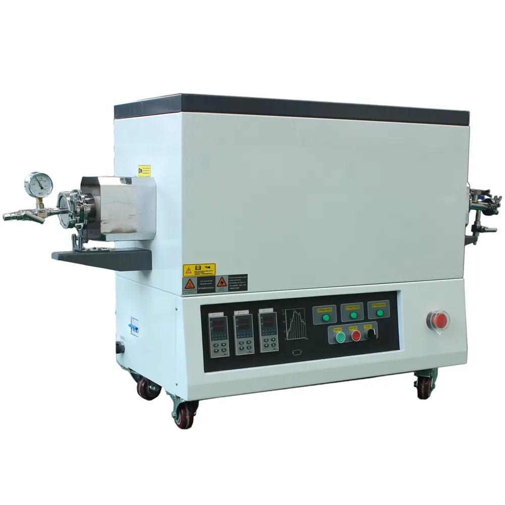 1300c Low Cost Programmable High Temperature Horizontal Vacuum Tube Furnace For Inert Gas Experiment