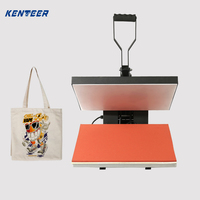 Mesin Press Panas Kenteer Hot Sale Elektrik Manual Baru Ukuran A3 40x60cm untuk Pencetakan Logo Kaos