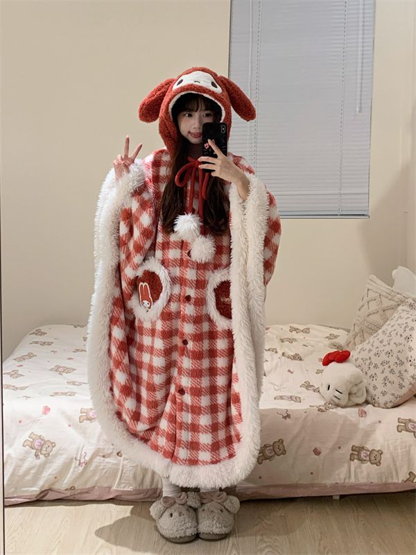 Velvet 3279-Red Cloak Nightgown