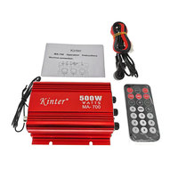 Amplificateur de puissance mini pour système audio domestique et automobile MA-700 classe Ab sans BT USB/MP3/FM, amplificateur mini haute puissance avec télécommande