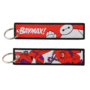14 Designs Wholesale Support Custom Rick and Morty <b>Mini</b> Embroidery Hoop Keychain Anime Double Sided Luxury Car <b>Keyring</b> for Men - Product Image 3