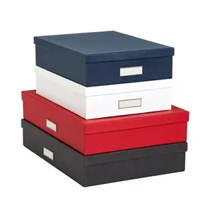 Rigida Fancy personalizzato a buon mercato Bella pianura scatole di scarpe di cartone regalo scatola di stampa per la vendita