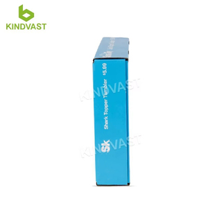 صندوق لف بشعار مخصص ، صندوق ورق بني على شكل مسبق ، مخروط أبيض ، 98 84 - Product Image 3