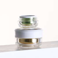 Pot en plastique pour maquillage, gel ou peinture, petit format, impression sérigraphique, faible MOQ, 5g 10g, vente en gros