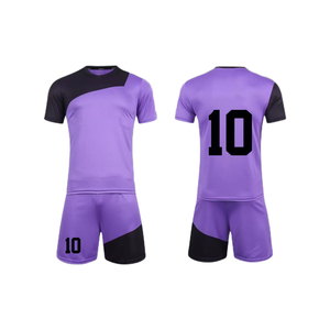 Uniforme <span class=keywords><strong>de</strong></span> Fútbol Personalizado al por Mayor en Color Morado, Nuevo Diseño <span class=keywords><strong>de</strong></span> Uniforme <span class=keywords><strong>de</strong></span> Fútbol, Imágenes <span class=keywords><strong>de</strong></span> Uniformes <span class=keywords><strong>de</strong></span> Fútbol Personalizados - Product Image 1