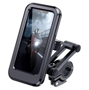 NOVISON Soporte Universal para Teléfono de Bicicleta y Motocicleta, Ajustable, Impermeable, con Clip de ABS, para Manillar - Product Image 3