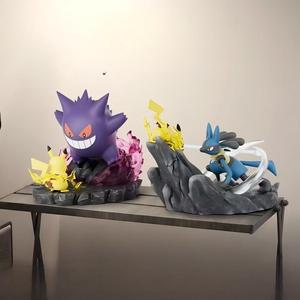 Set <span class=keywords><strong>de</strong></span> Figuras <span class=keywords><strong>de</strong></span> Diorama <span class=keywords><strong>de</strong></span> Escena <span class=keywords><strong>de</strong></span> Batalla: <span class=keywords><strong>Pikachu</strong></span> VS Lucario y <span class=keywords><strong>Pikachu</strong></span> VS Gengar con Efecto <span class=keywords><strong>de</strong></span> Rayo, Piezas <span class=keywords><strong>de</strong></span> PVC, Decoración <span class=keywords><strong>de</strong></span> Escritorio <span class=keywords><strong>de</strong></span> <span class=keywords><strong>Anime</strong></span> - Product Image 4