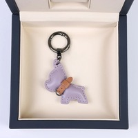 Porte-clés Bouledogue Français Adorable en Cuir PU, Pendentif Chien pour Femmes et Filles, Accessoire de Décoration pour Sac et Voiture, Cadeau Créatif