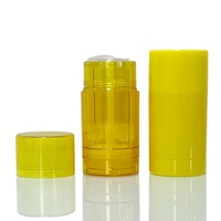 Déodorant stick vide hermétique 50ml/75ml (1.7/2.5 Oz) en plastique recyclable avec bouchon à vis, personnalisable par sérigraphie