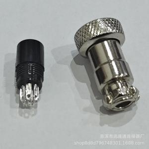 Conector de Aviación GX12 de 12 mm para Montaje en Panel, de 2 a 7 Pines, Macho y Hembra, de Aleación de Zinc Niquelado para Fabricación - Product Image 5