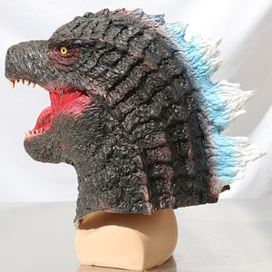 Nouveau Masque de Cosplay Godzilla pour Masquerade, Costume de <span class=keywords><strong>Film</strong></span>, Masque en Caoutchouc Souple et Latex, Écologique, Taille M, Masque de Fête pour Halloween - Product Image 4