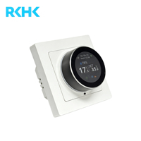 Termostato Inteligente RKHK de 16A para Calefacción por Suelo Radiante, Programable Diariamente, con Iconos Coloridos ℃   y ℉   Pantalla