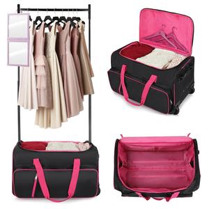 Bolsa de Viaje de Poliéster Impermeable de Gran Capacidad, Personalizada de Fábrica, con Cierre, para Ropa, de Lujo, con Ruedas - Product Image 4
