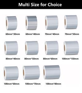 Étiquettes adhésives argentées PET résistantes aux hautes températures Étiquette argentée mate vierge pour appareils électroniques - Product Image 4